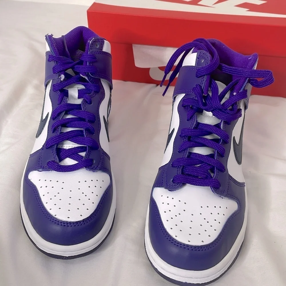 Nike Youth Dunk High Electro Purple NIB